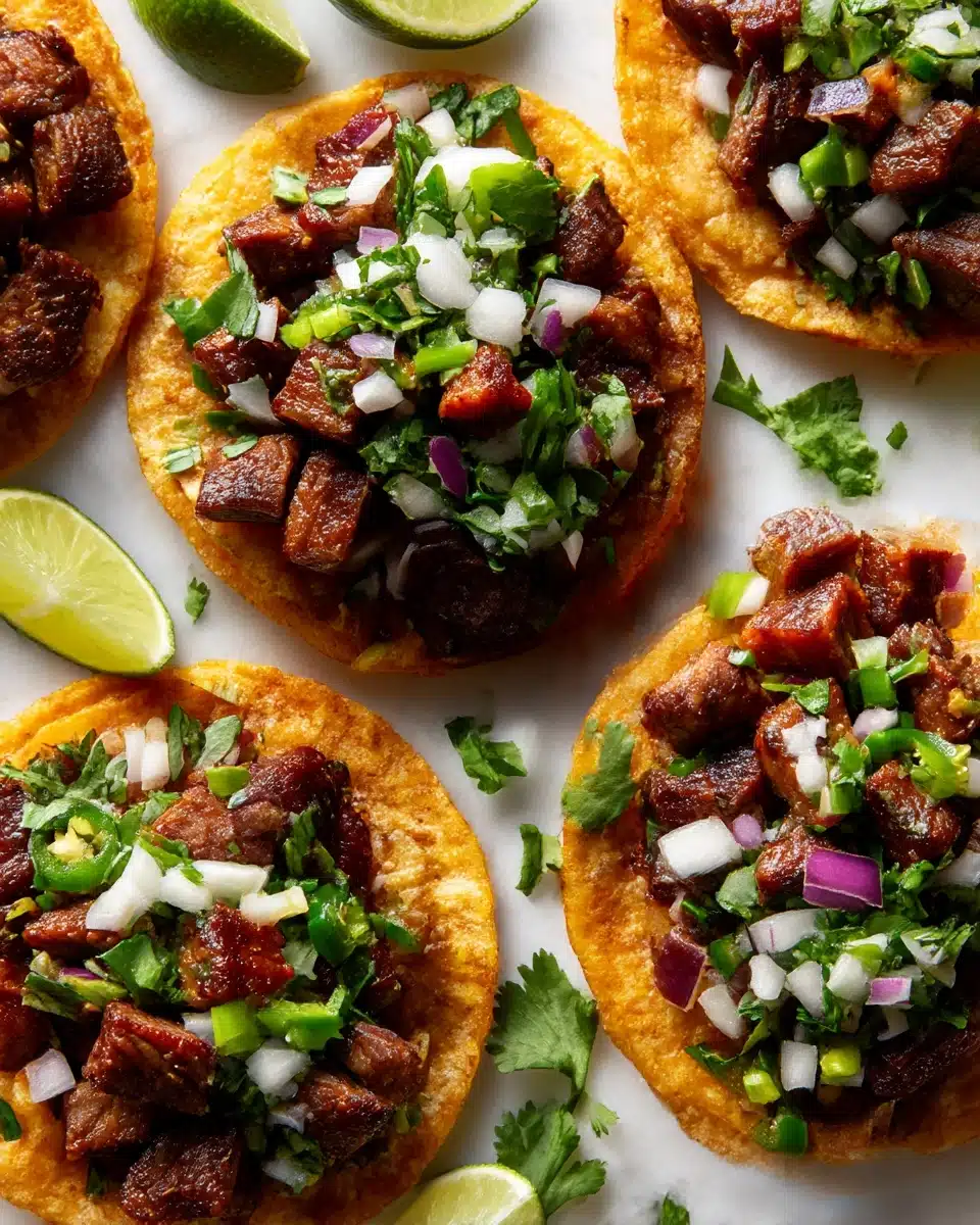 Stovetop Carne Asada Street-Style Tacos [40 Minutes] Recipe
