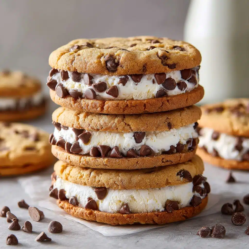 Chocolate Chip Cookie Ice Cream Sandwiches Recipe
