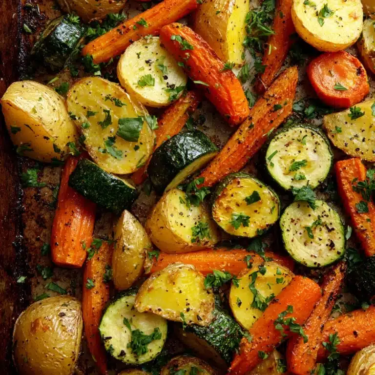 Roasted Potatoes, Carrots, and Zucchini Recipe