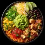 One Pan Chicken Burrito Bowl Recipe
