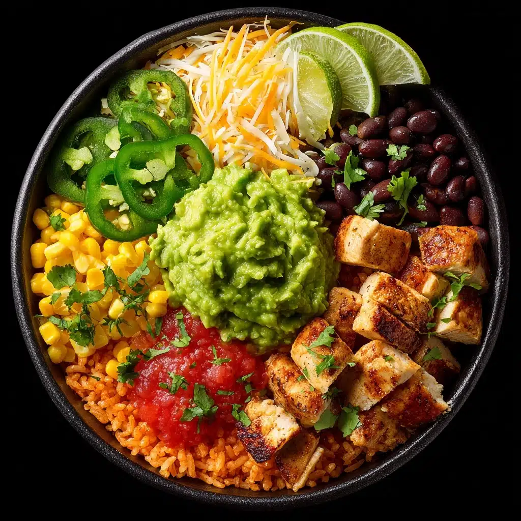 One Pan Chicken Burrito Bowl Recipe