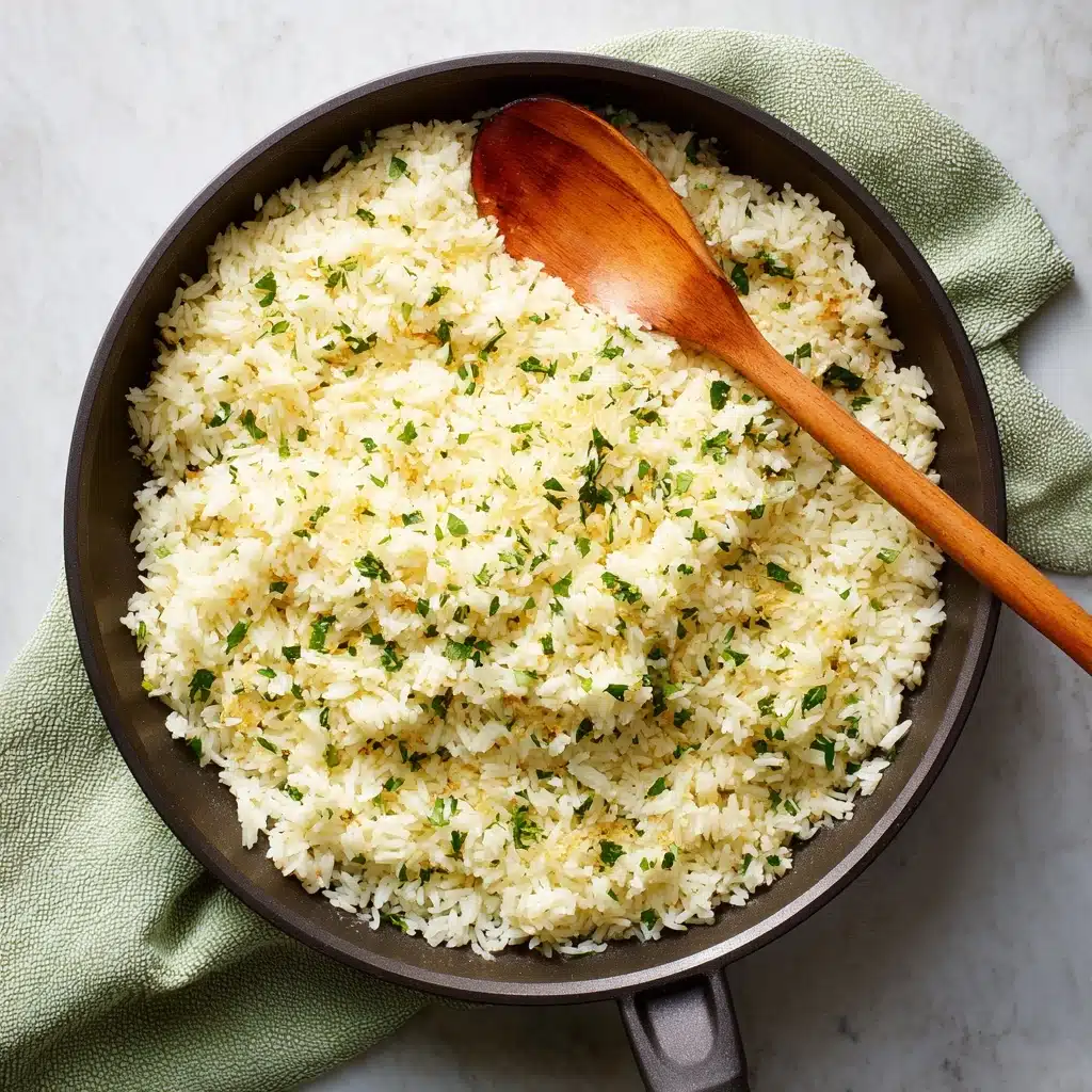 Herby Garlic Rice Recipe - Recipe Image