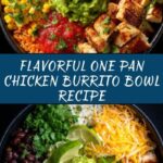 One Pan Chicken Burrito Bowl Recipe