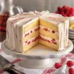 Raspberry Cake with Lemon Buttercream Recipe