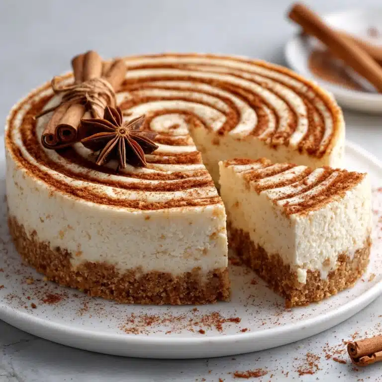 Cinnamon Roll Cheesecake Recipe