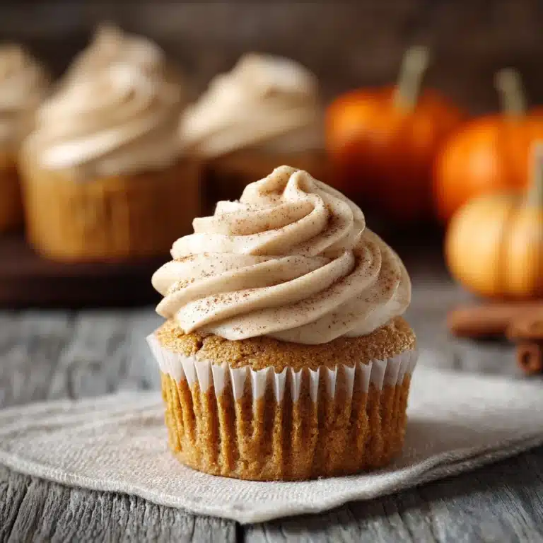 Pumpkin Cupcakes with Cinnamon Cream Cheese Frosting Recipe