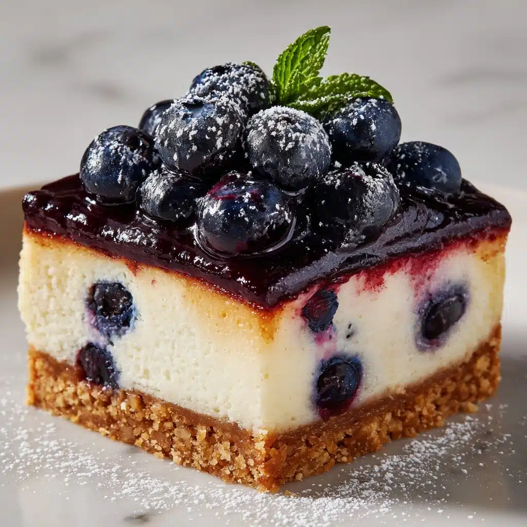 White Chocolate Blueberry Cheesecake Recipe - Recipe Image