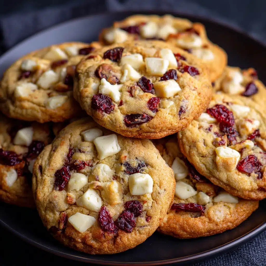 White Chocolate Cranberry Oatmeal Cookies Recipe - Recipe Image