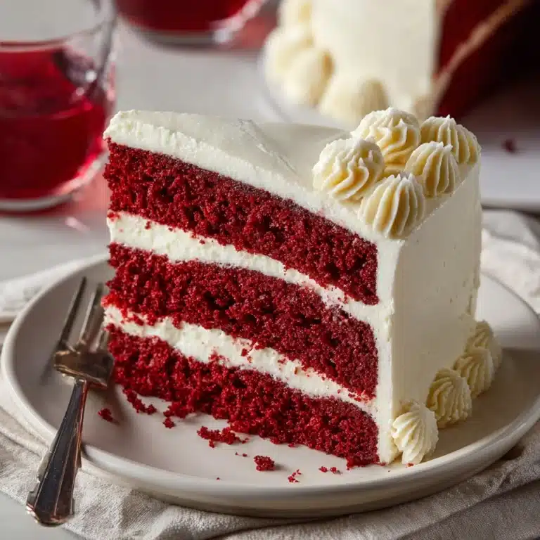 The BEST Red Velvet Cake Recipe