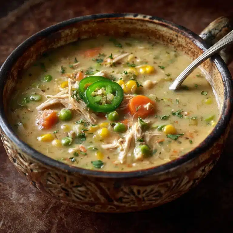 Crock Pot Green Enchilada Chicken Soup Recipe