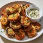 Crispy Fried Mushrooms with Cool Ranch Dip Recipe
