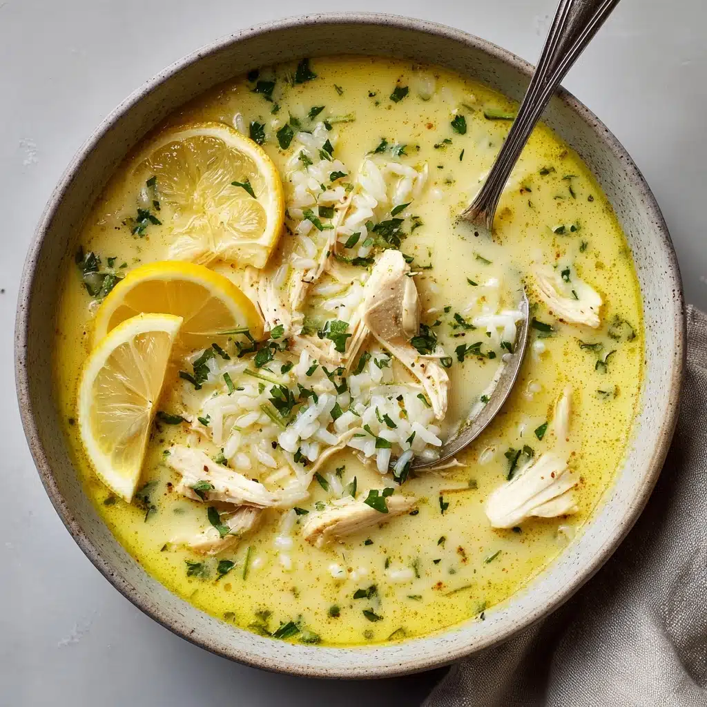 Avgolemono (Greek Egg and Lemon Soup) Recipe - Recipe Image