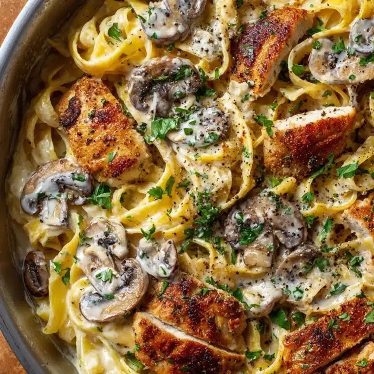 Creamy Chicken and Mushroom Pasta Recipe