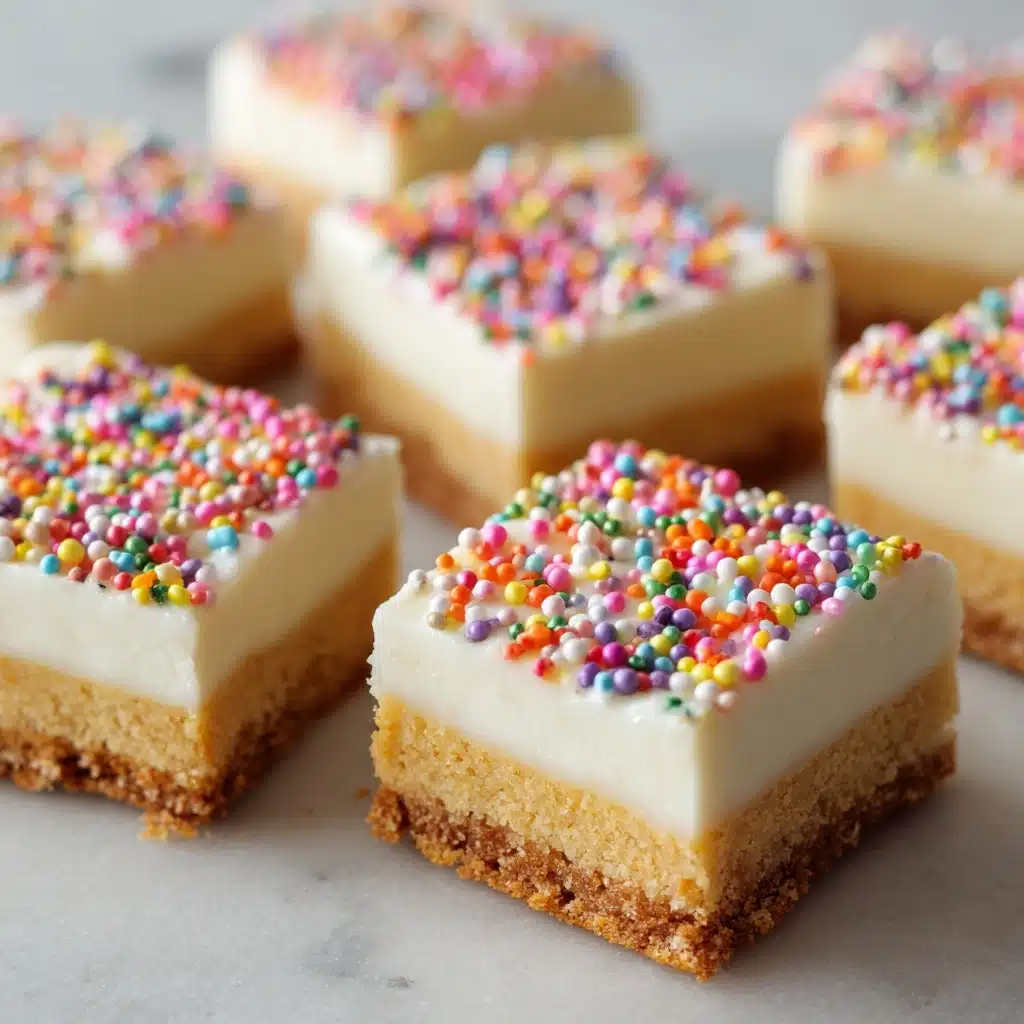 Sugar Cookie Cheesecake Bars Recipe - Recipe Image