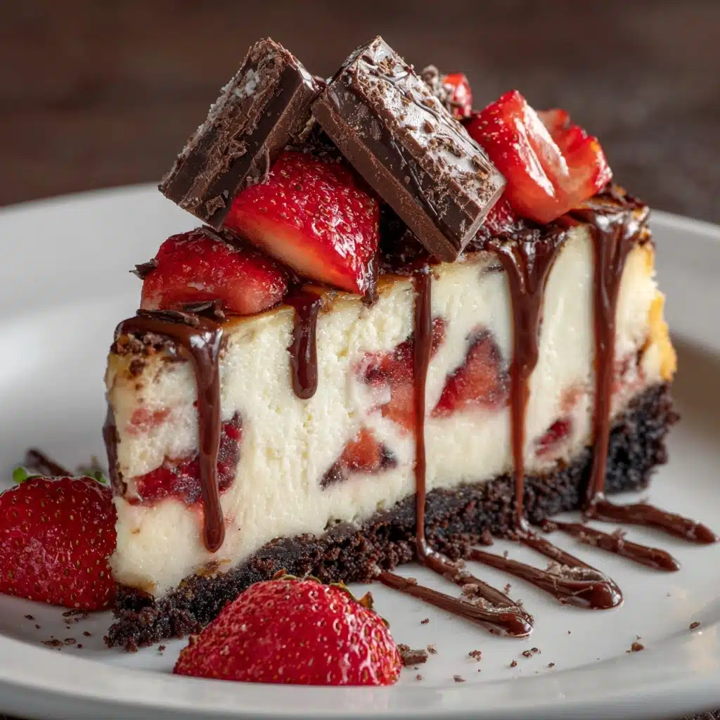 Chocolate Strawberry Cheesecake Recipe