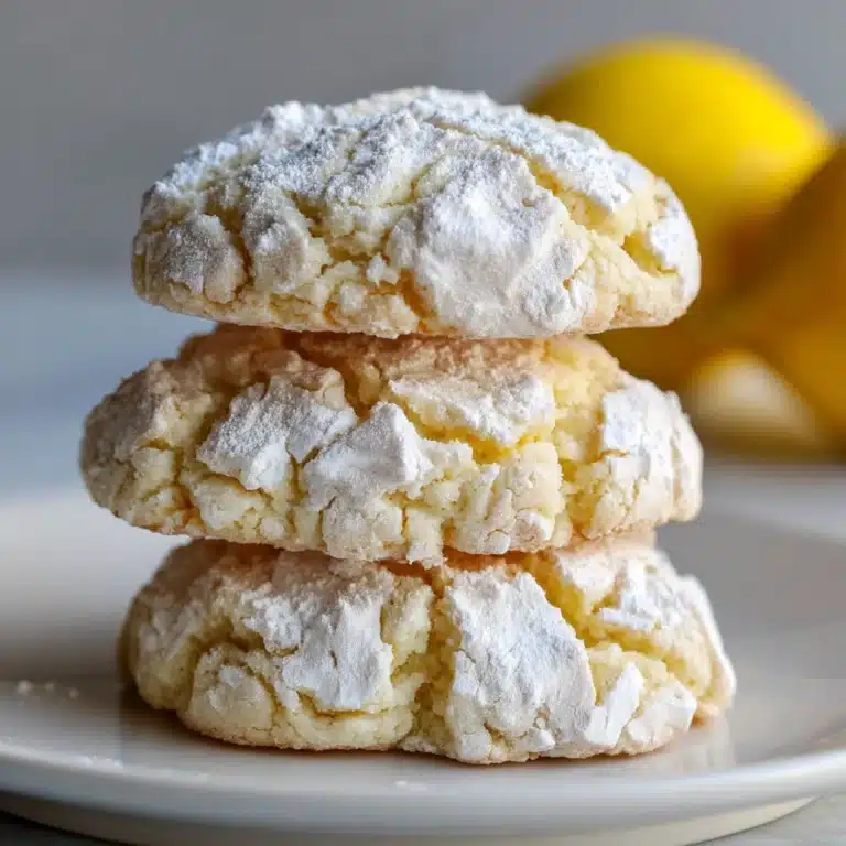 Lemon Gooey Butter Cookies Recipe
