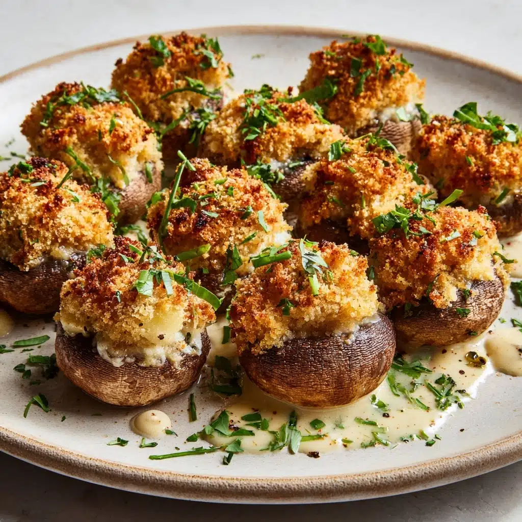 Crispy Garlic Mushroom Bites Recipe