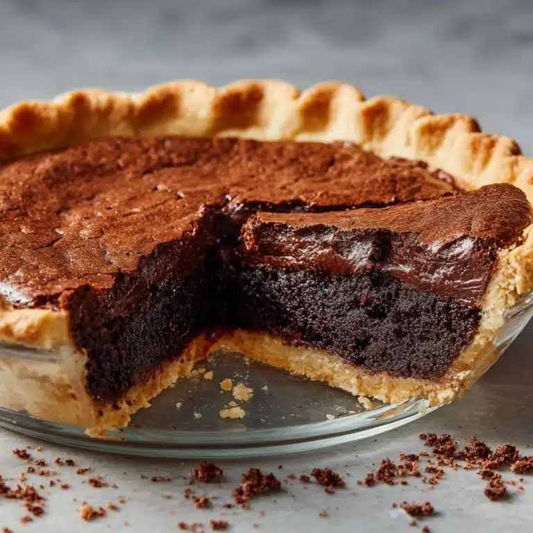 Dark Chocolate Chess Pie Recipe
