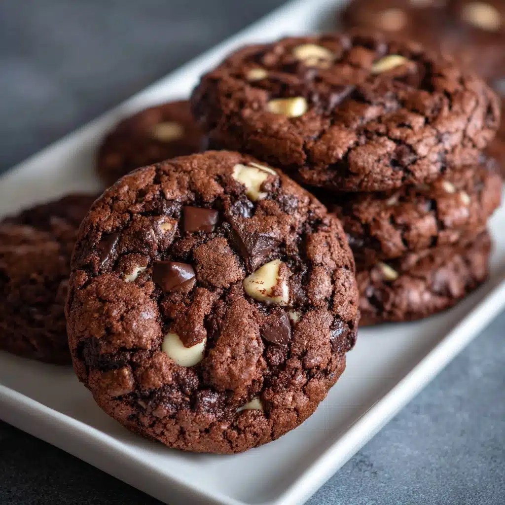 Flourless Triple Chocolate Cookies Recipe