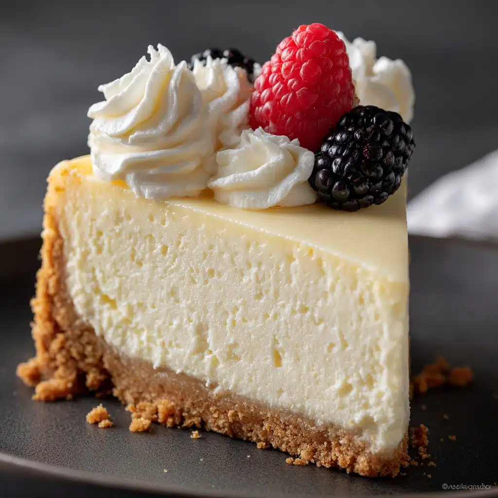 Creamy Baked Cheesecake Recipe