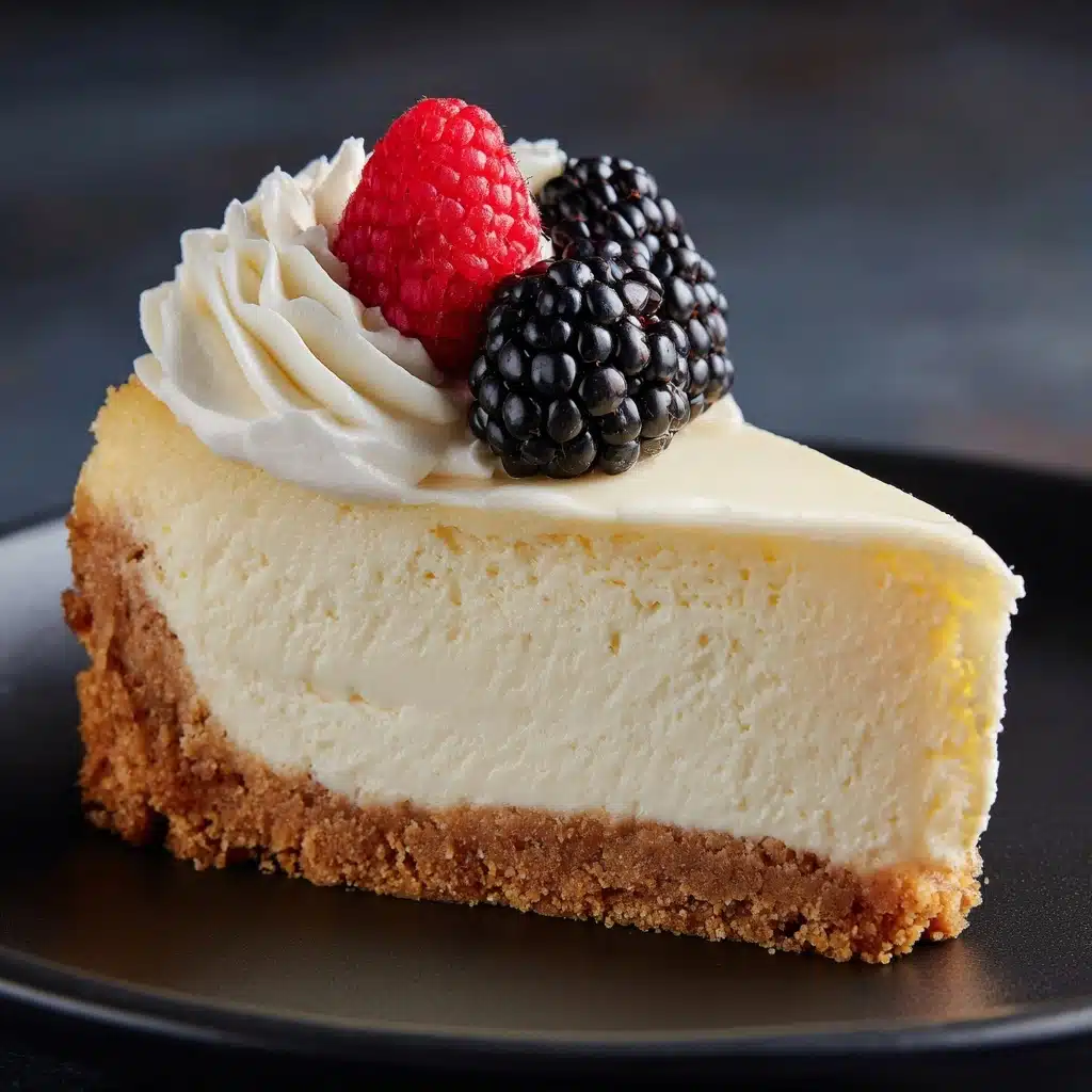 Creamy Baked Cheesecake Recipe - Recipe Image