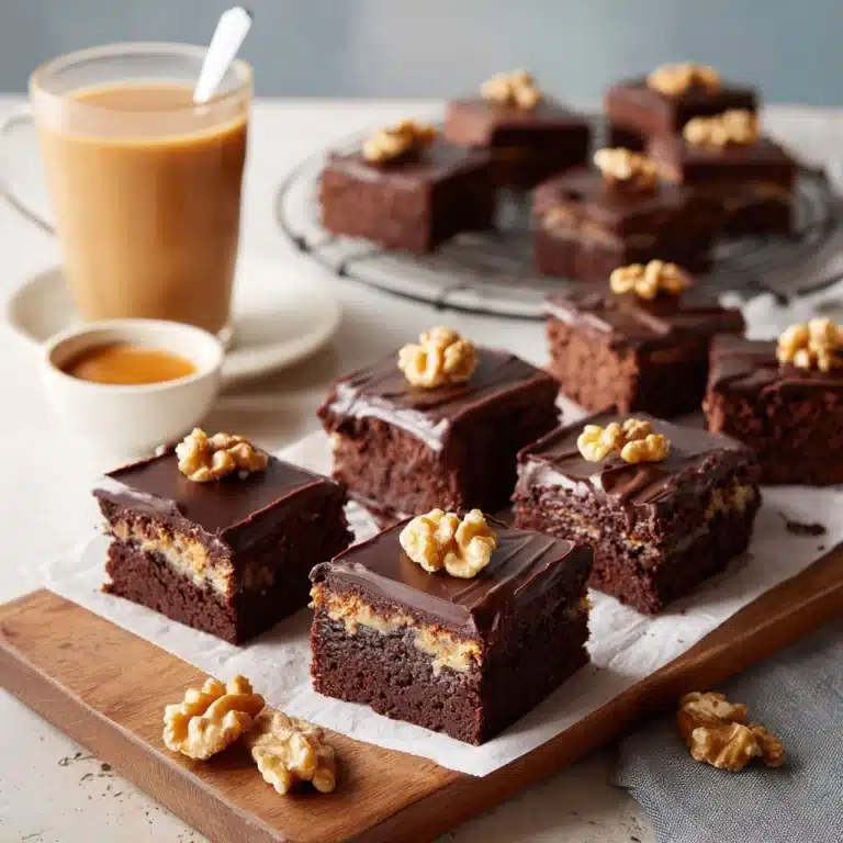 Chocolate Fudge Brownies with Walnuts Recipe