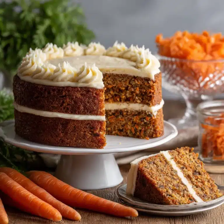 Carrot Cake with Cream Cheese Frosting Recipe