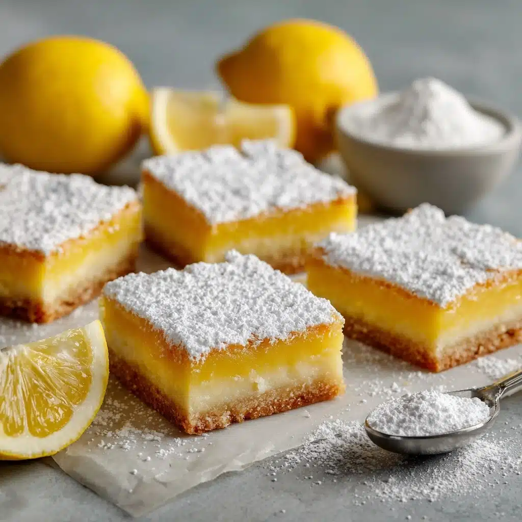 Lemon Bars with Powdered Sugar Recipe