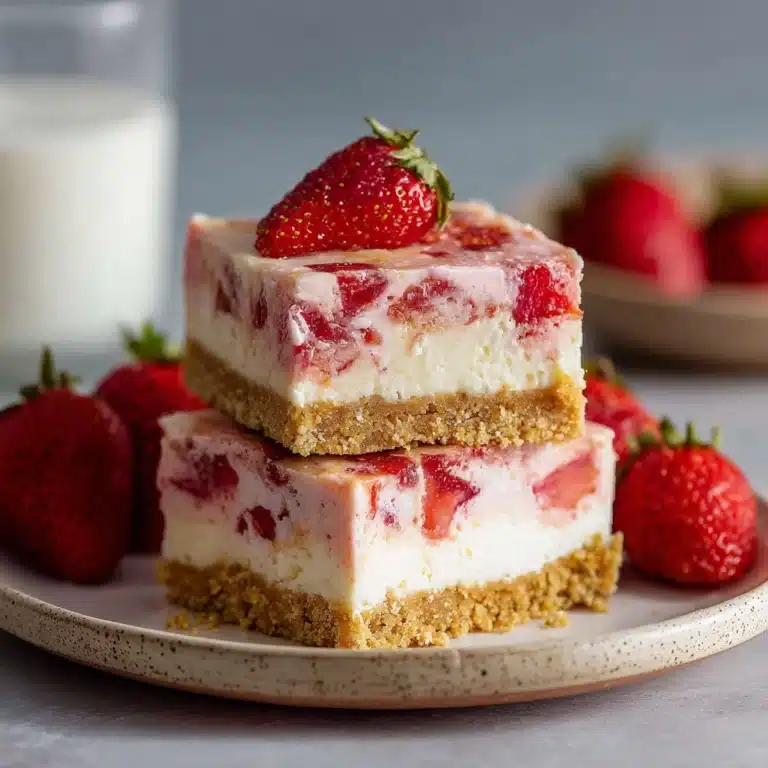 Strawberry Cheesecake Bars Recipe