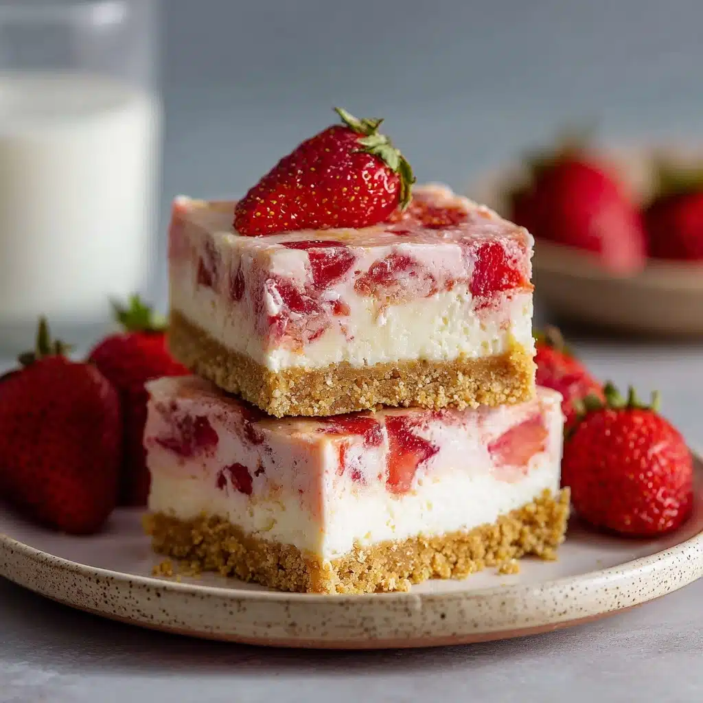 Strawberry Cheesecake Bars Recipe