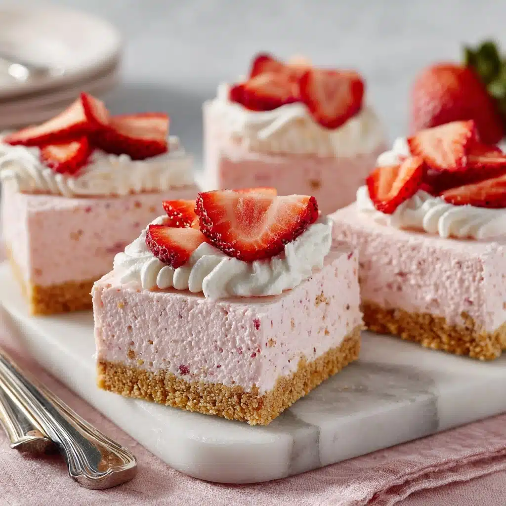 Strawberry Cheesecake Bars Recipe - Recipe Image