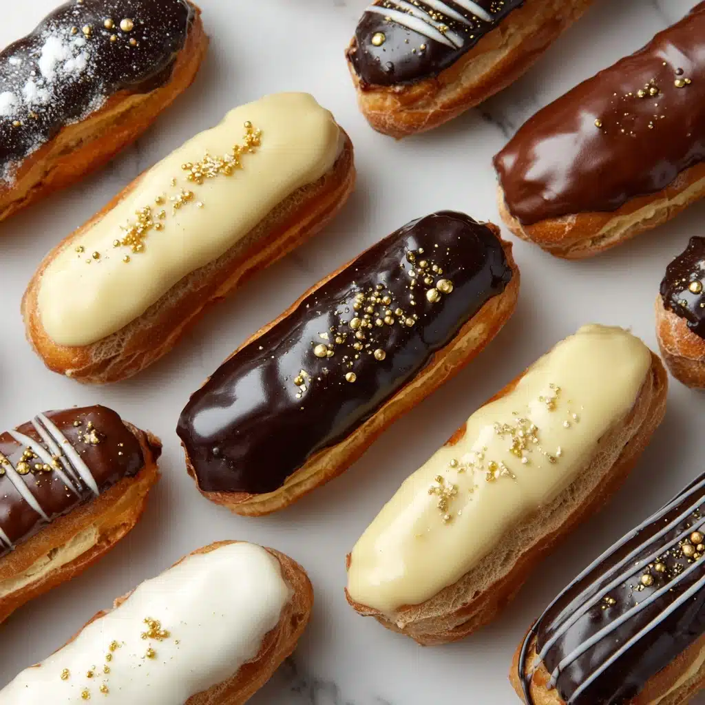 Chocolate Éclairs with Vanilla Filling Recipe