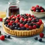 Mixed Berry Tart with Custard Filling Recipe