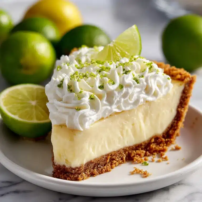 Key Lime Pie with Whipped Cream Recipe