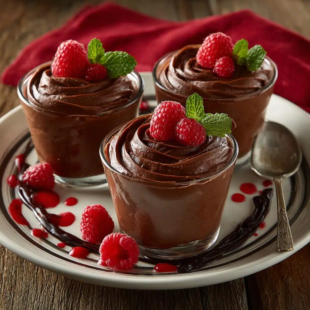 Chocolate Mousse with Raspberry Coulis Recipe - Recipe Image