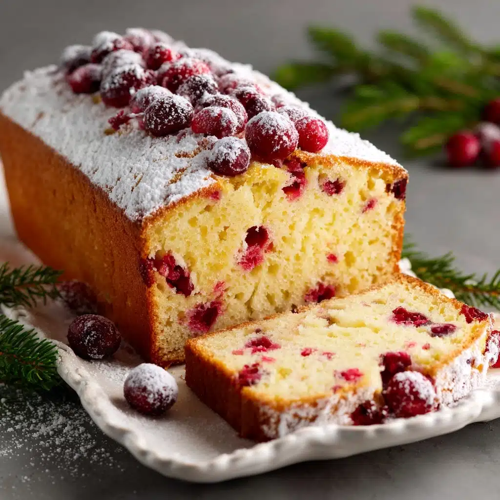 Christmas Cranberry Pound Cake Recipe