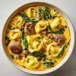 Sausage Tortellini Soup with Spinach Recipe