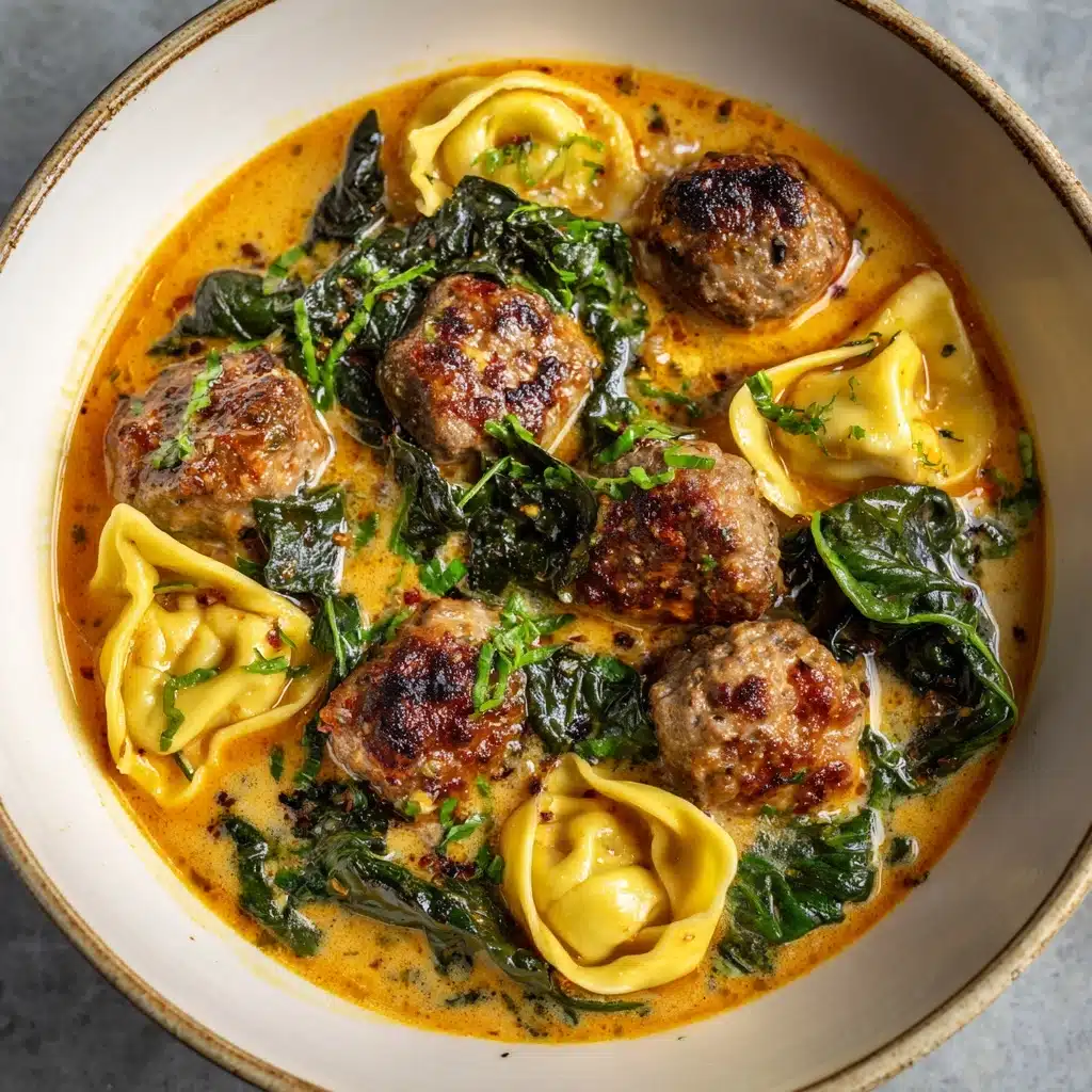 Sausage Tortellini Soup with Spinach Recipe - Recipe Image