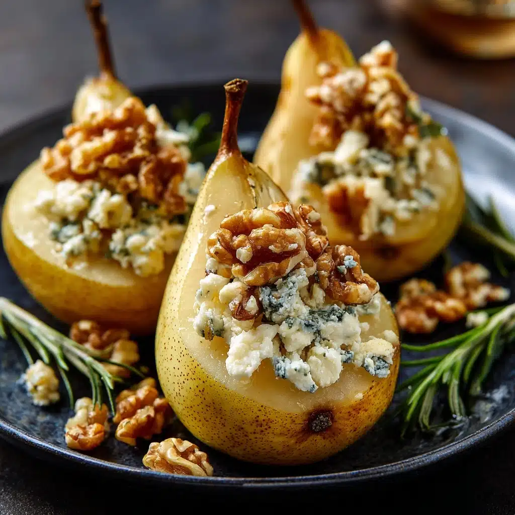 Elegant Blue Cheese Stuffed Pears Recipe