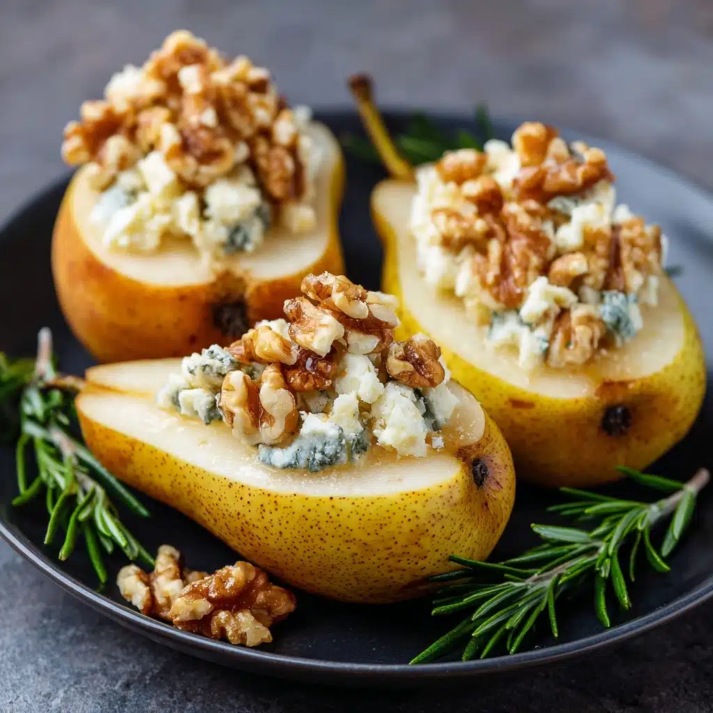 Elegant Blue Cheese Stuffed Pears Recipe - Recipe Image
