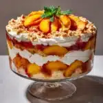 Peaches and Cream Cheese Pound Cake Trifle Recipe