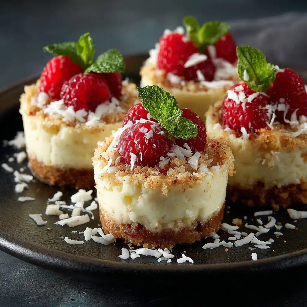 Coconut Milk Mini Cheesecakes Recipe - Recipe Image