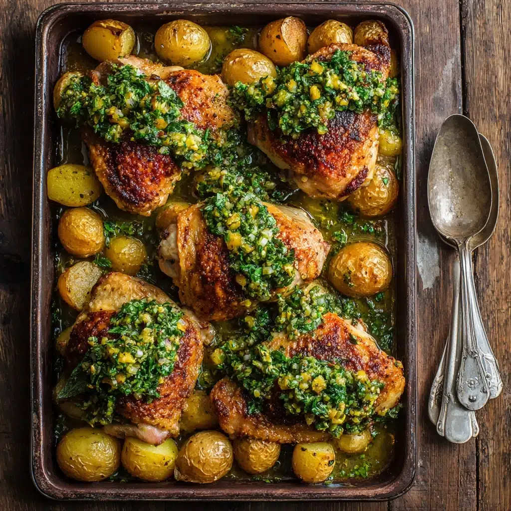 Paprika Chicken with Olive Walnut Vinaigrette Recipe - Recipe Image