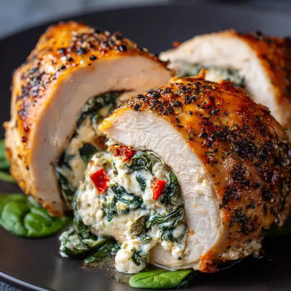 Spinach Ricotta Stuffed Chicken Recipe - Recipe Image