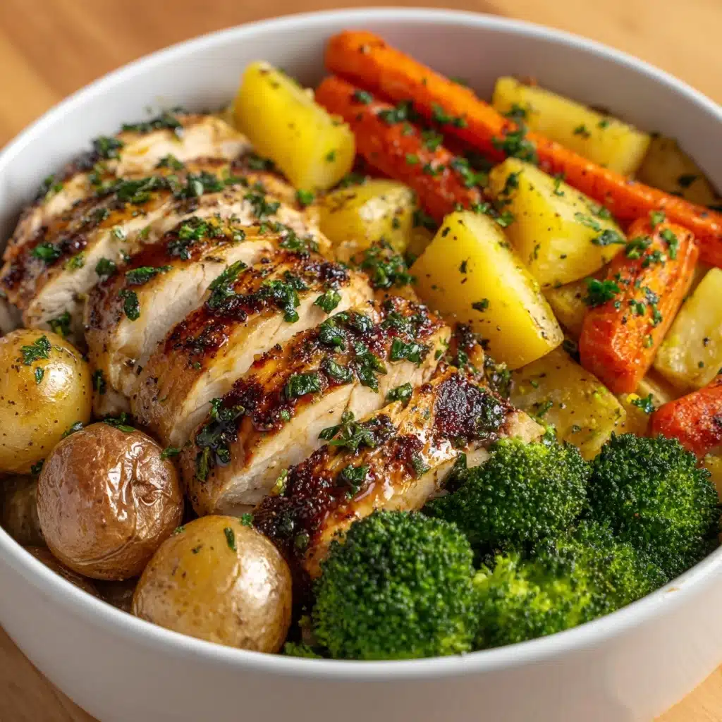 Grilled Garlic and Herb Chicken and Veggies Recipe