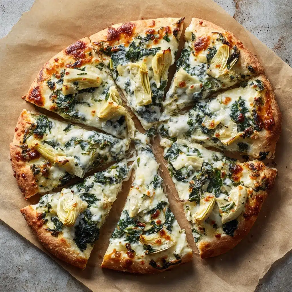 Spinach Artichoke Pizza Recipe - Recipe Image
