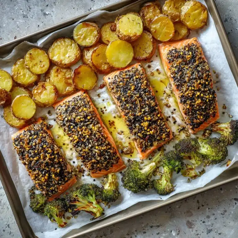 Everything Bagel Sheet Pan Salmon Recipe