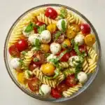 Creamy Caprese Pasta Salad: A Delicious & Easy Recipe