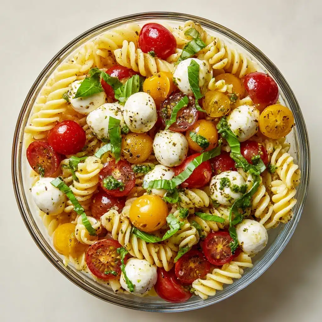 Creamy Caprese Pasta Salad: A Delicious & Easy Recipe