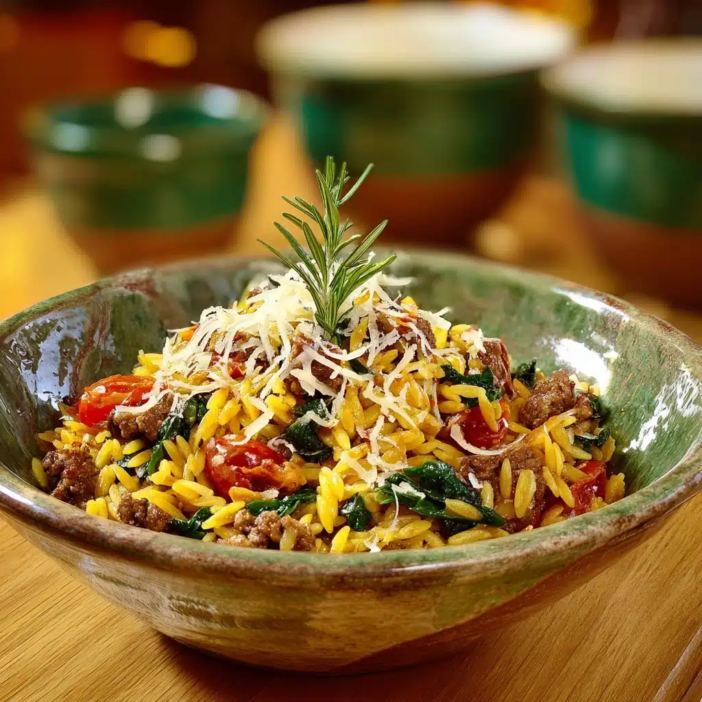 Ground Beef Orzo: A Delicious and Easy One-Pan Recipe - Recipe Image